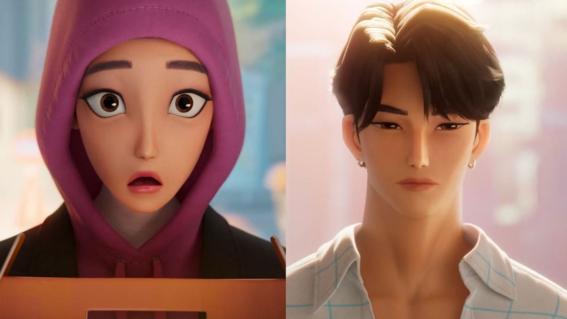 Rumi and Jinu (Image via Netflix, Instagram/@twicetagram)